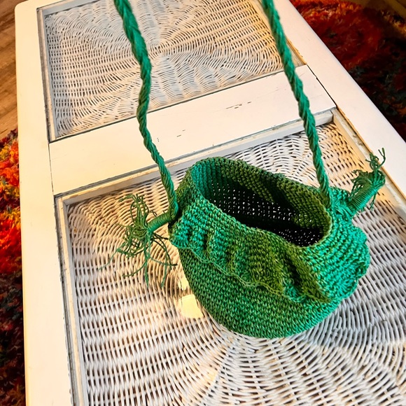 Rhode x target green woven bag good condition - Picture 4 of 8
